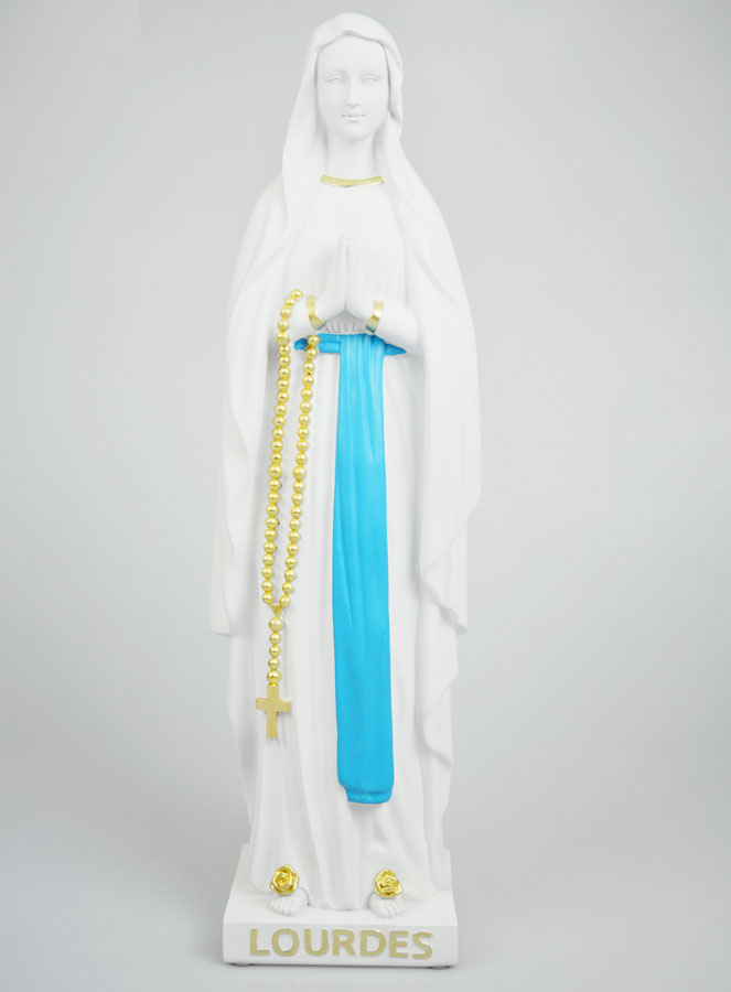 Statue Religieuse Notre Dame de Lourdes - 50cm (pic 1)