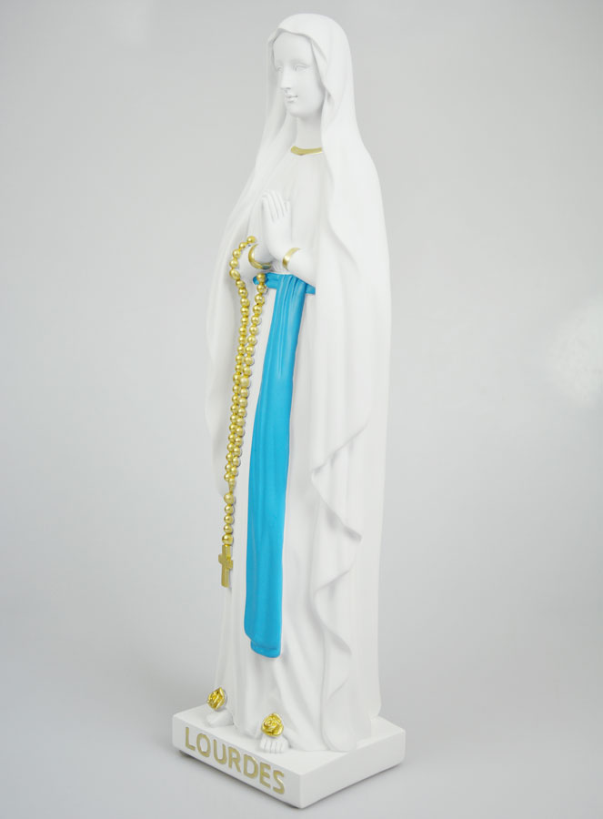 Statue Religieuse Notre Dame de Lourdes - 50cm (pic 2)
