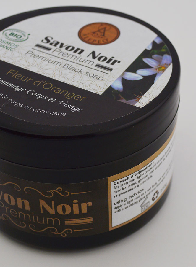 Savon Noir Premium Bio Fleur d'Oranger - 250g (pic 3)