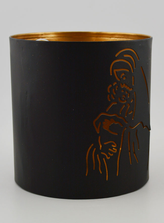 Photophore Ajouré - Vierge à l'Enfant (pic 3)