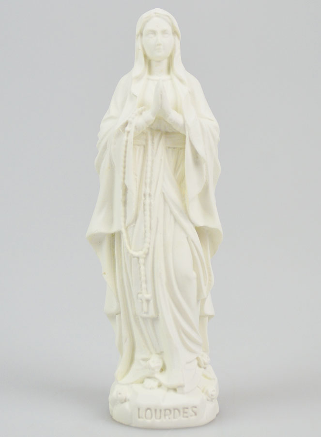 Statue Notre Dame de Lourdes Phosphorescente - 12cm (pic 1)