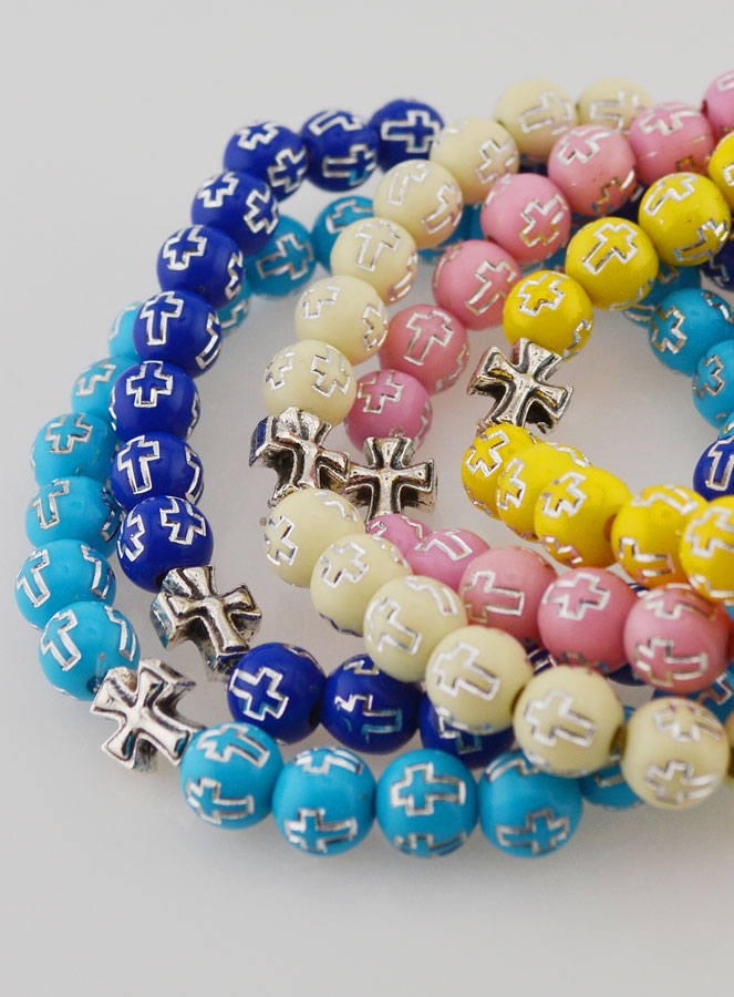 Lot de 5 de Bracelets Religieux avec Croix (pic 2)