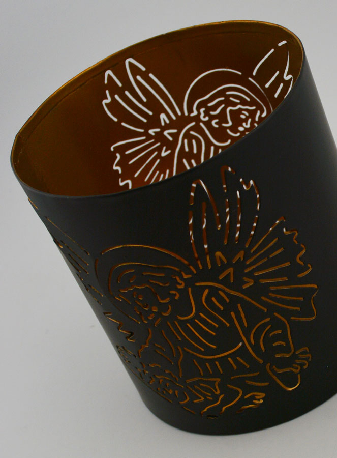 Cadeau de Baptême - Photophore Ange Gardien (pic 3)