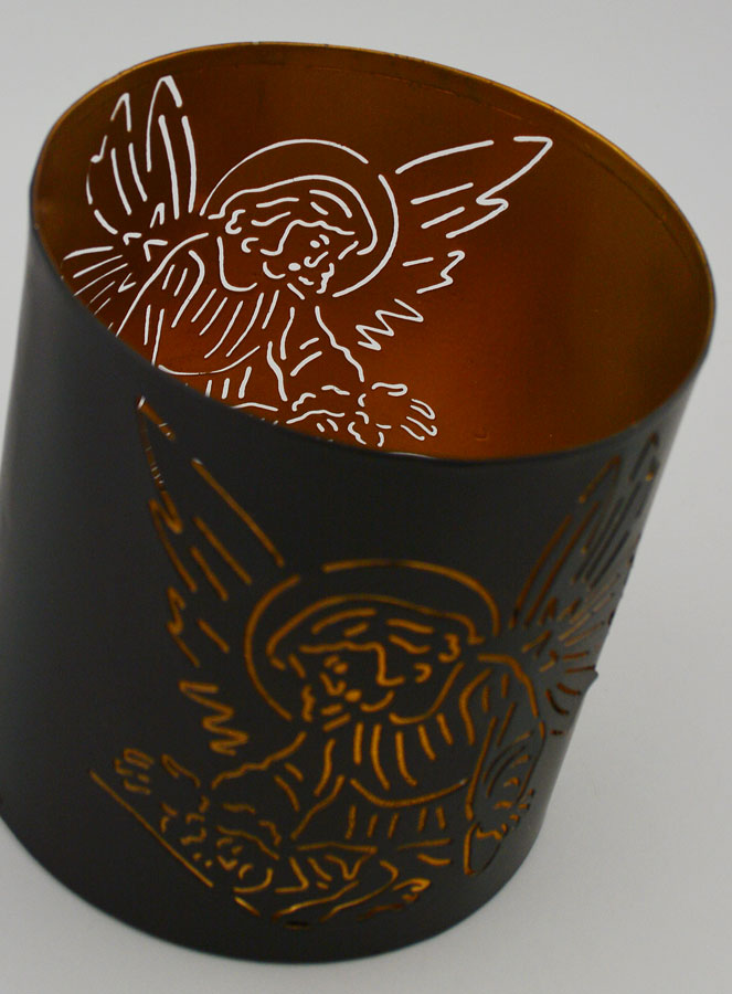 Cadeau de Baptême - Photophore Ange Gardien (pic 4)