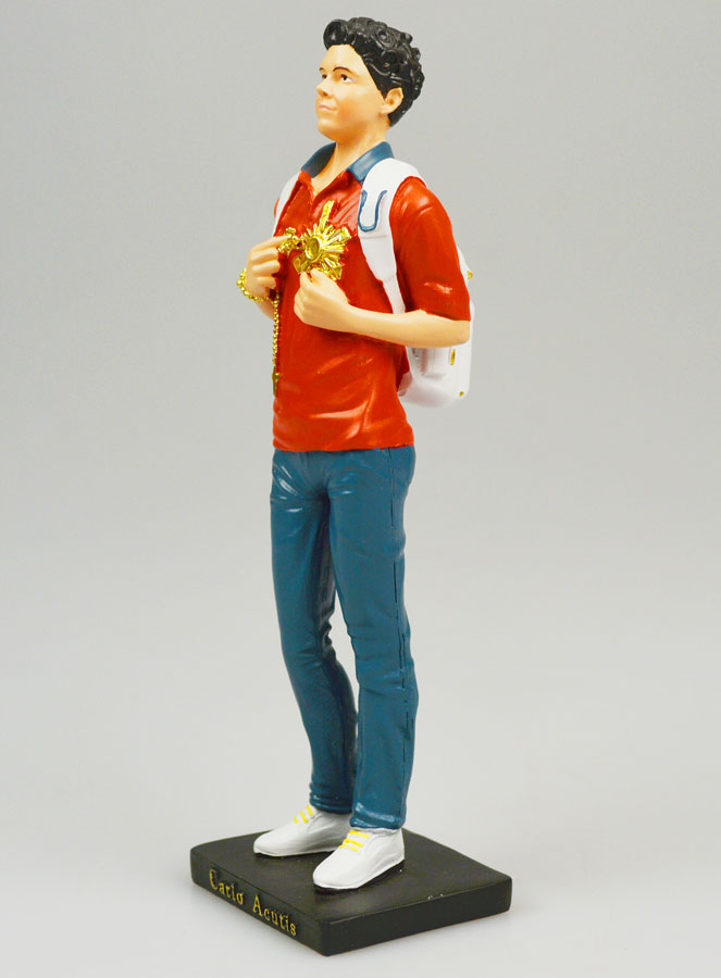Statue de Saint Carlo Acutis - 15cm (pic 2)