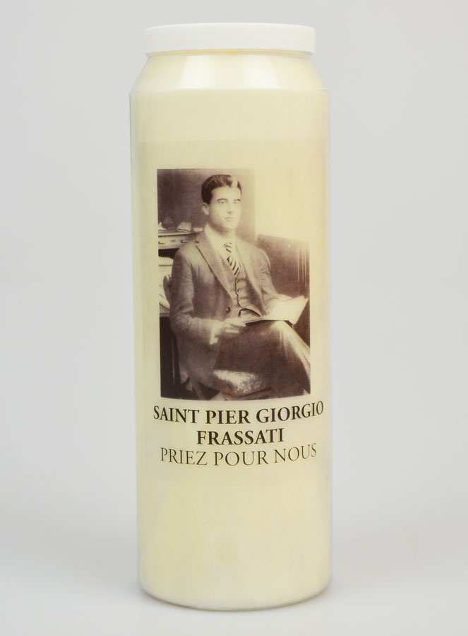 Bougie de Neuvaine Saint Pier Giorgio Frassati (pic 1)