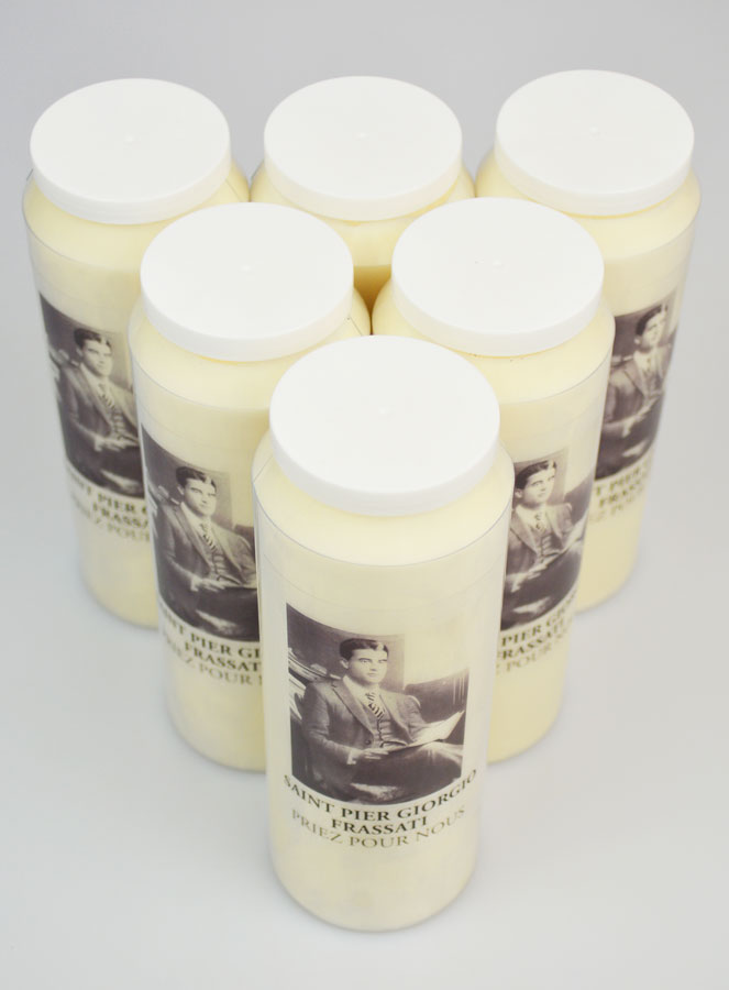Lot de 6 Bougies de Neuvaine à Saint Pier Giorgio Frassati (pic 2)
