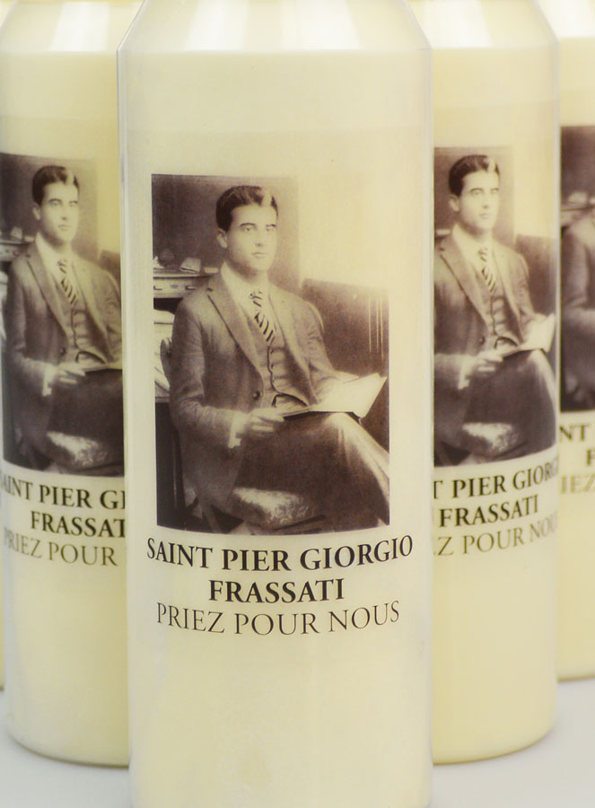 Lot de 6 Bougies de Neuvaine à Saint Pier Giorgio Frassati (pic 3)