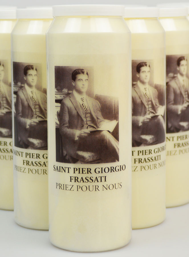 Lot de 10 Bougies de Neuvaine Saint Pier Giorgio Frassati (pic 3)