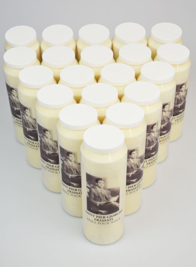 Lot de 20 Bougies de Neuvaine à Saint Pier Giorgio Frassati (pic 2)