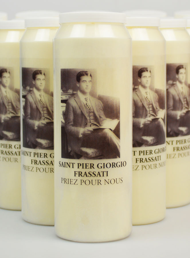 Lot de 20 Bougies de Neuvaine à Saint Pier Giorgio Frassati (pic 3)