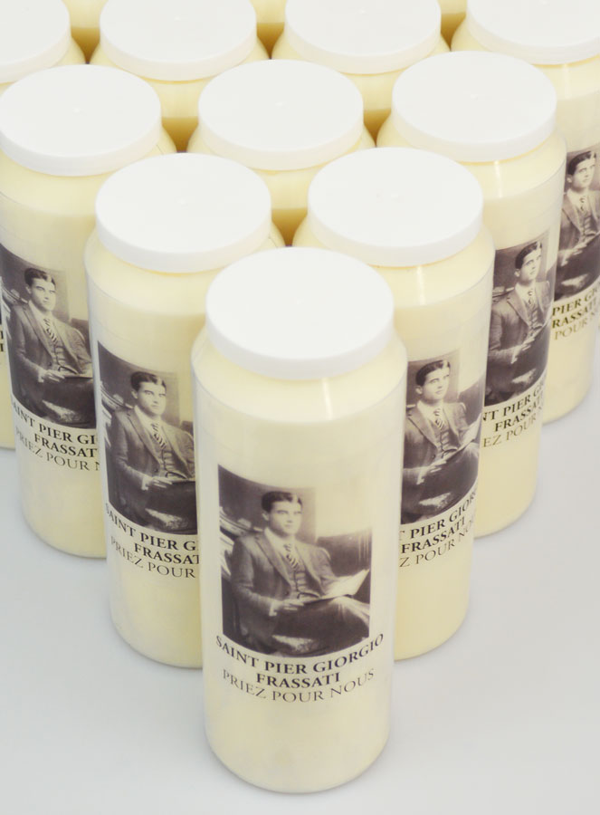 Lot de 20 Bougies de Neuvaine à Saint Pier Giorgio Frassati (pic 4)