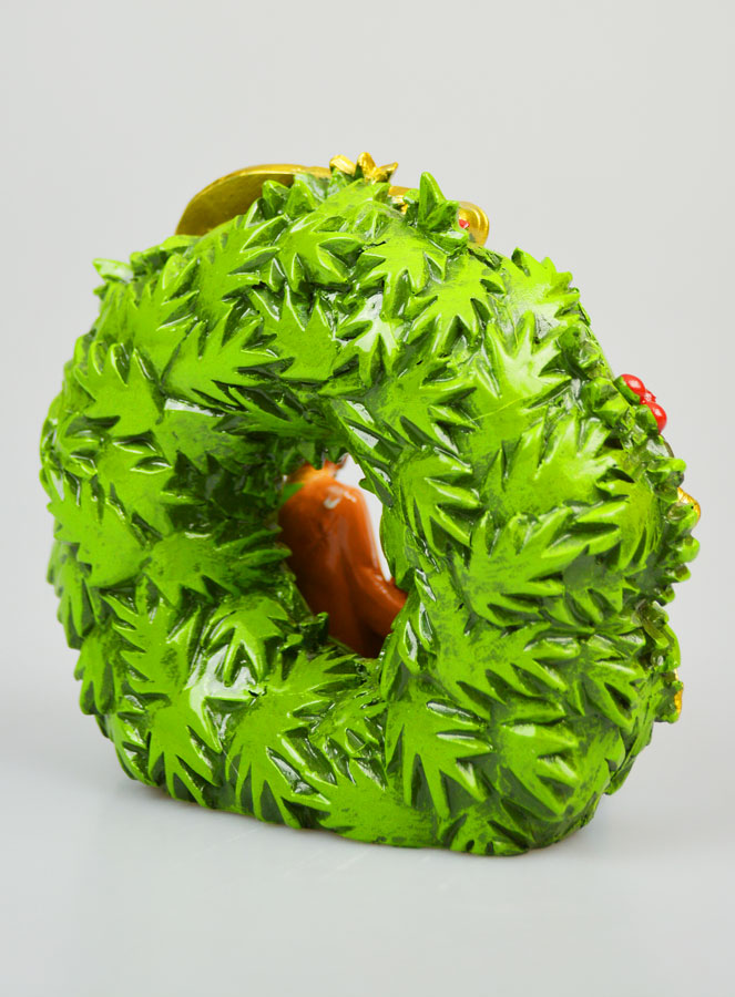 Crèche Couronne de Noël à Poser - 15cm (pic 4)