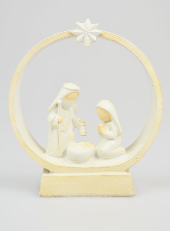 Crèche Nativité & Etoile - 11cm (pic 1)