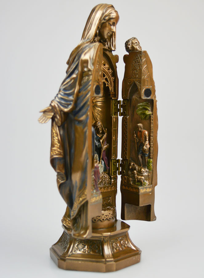 Crèche de Noël Marie & Nativité - 21 cm (pic 3)