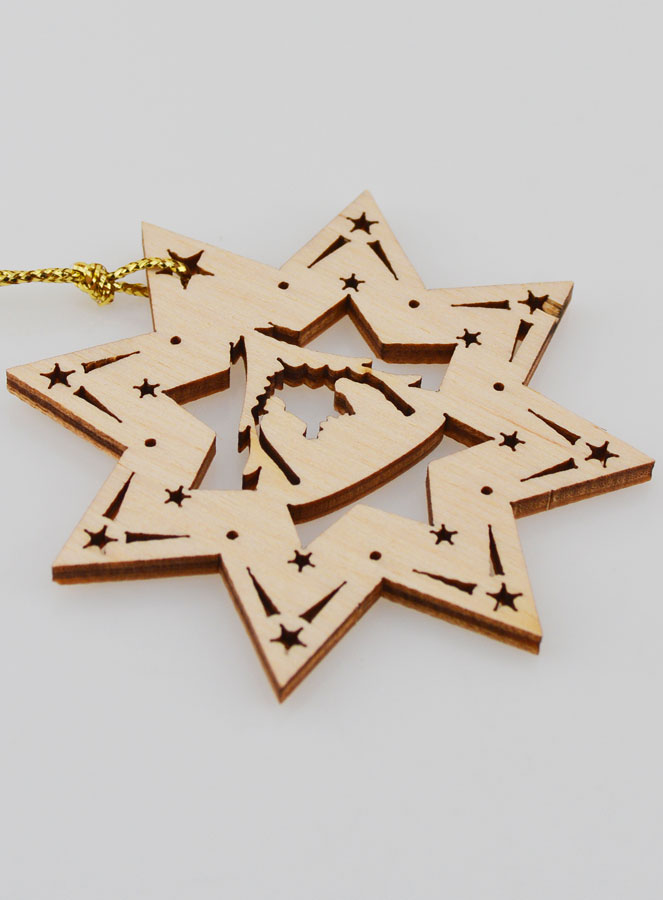 Suspension de Noël Nativité - Étoile (pic 4)