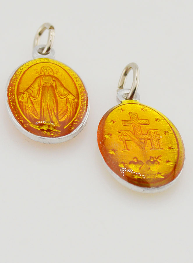 Médaille Miraculeuse Orange - 18mm (pic 2)