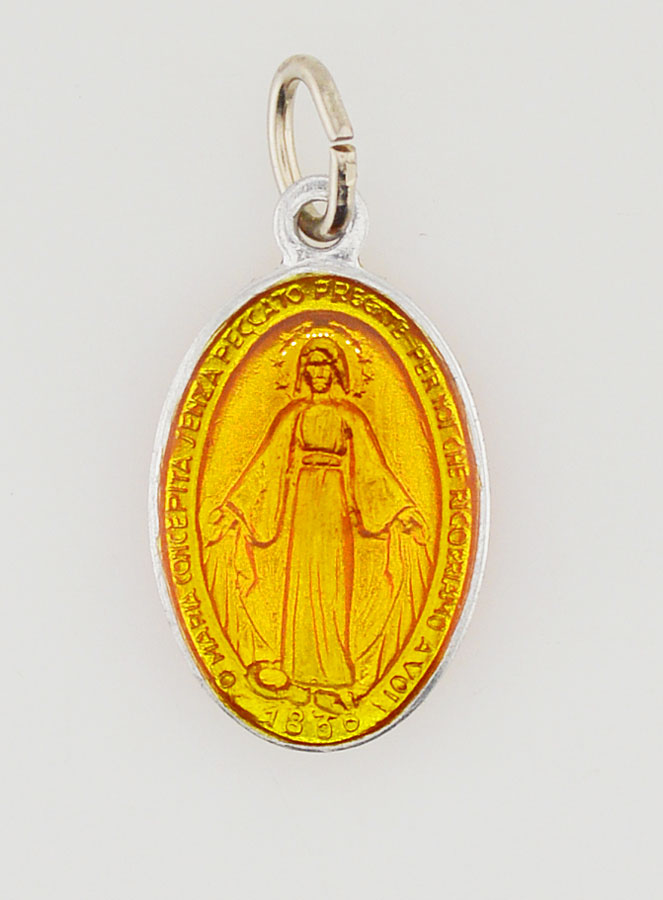 Médaille Miraculeuse Orange - 18mm (pic 3)