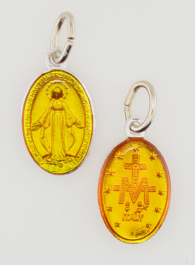 Médaille Miraculeuse Orange - 14mm (pic 1)