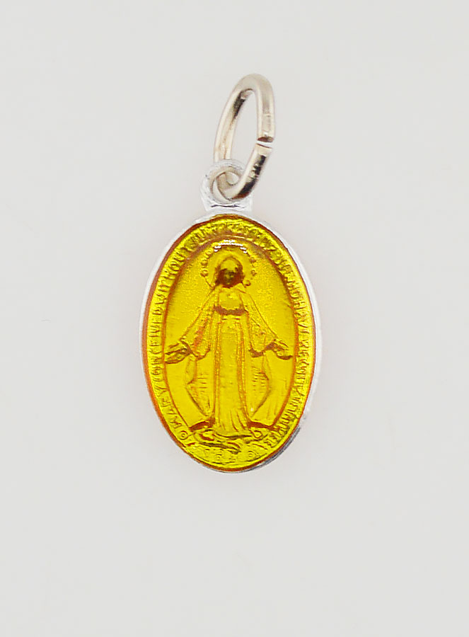 Médaille Miraculeuse Orange - 14mm (pic 3)