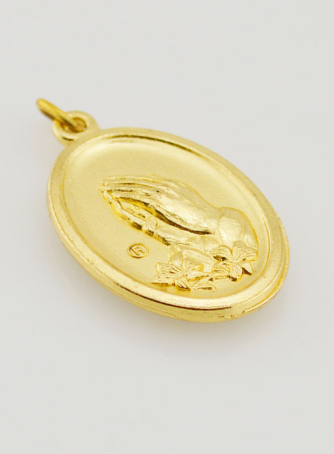 Médaille Vierge Marie Miraculeuse Colorée 22mm (pic 4)