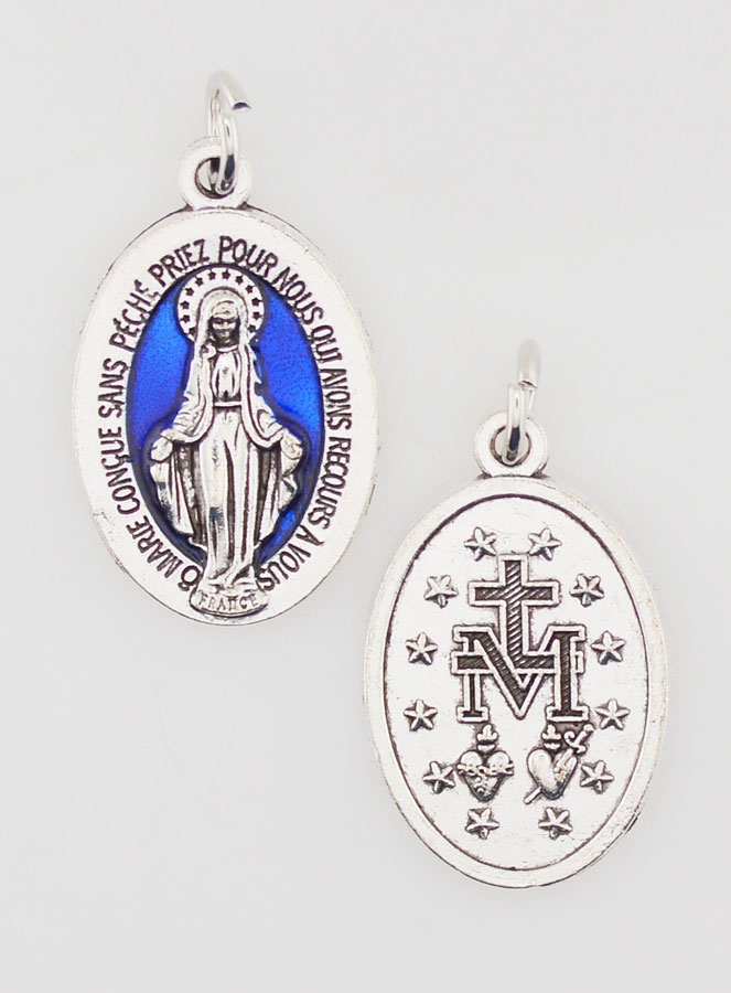 Médaille Miraculeuse Bleue - 22mm (pic 1)