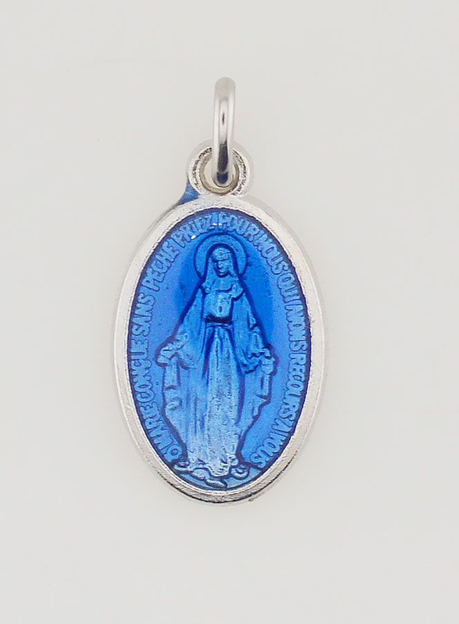 Médaille Miraculeuse Bleue - 19mm (pic 3)