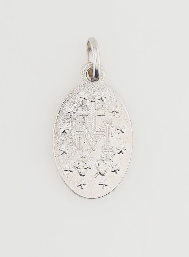 Médaille Miraculeuse Bleue - 19mm (pic 4)