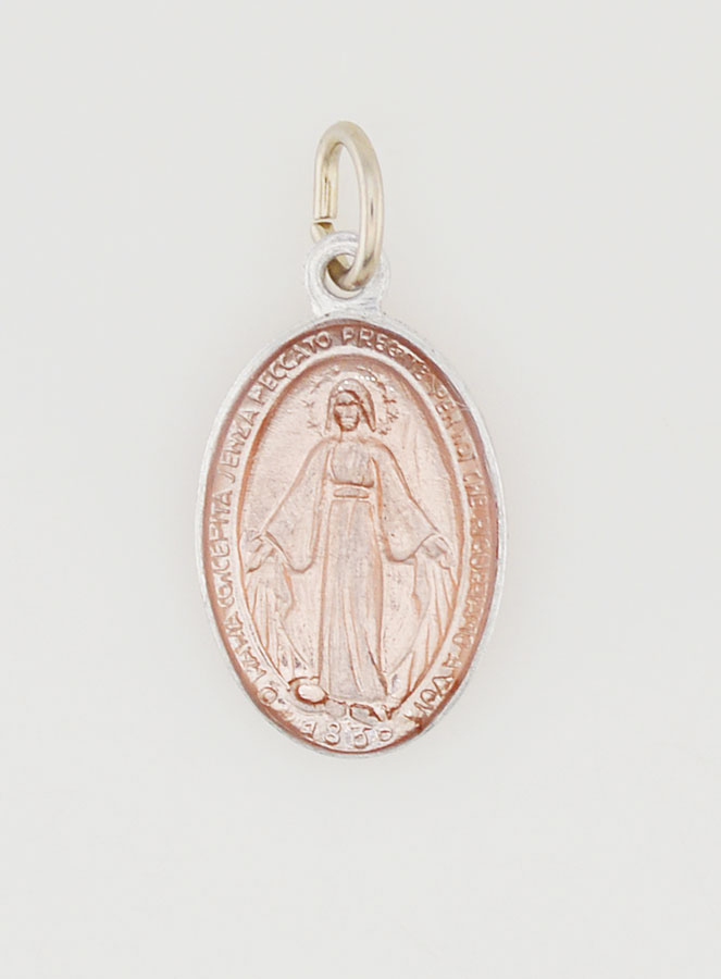 Médaille Miraculeuse Rose - 18mm (pic 3)
