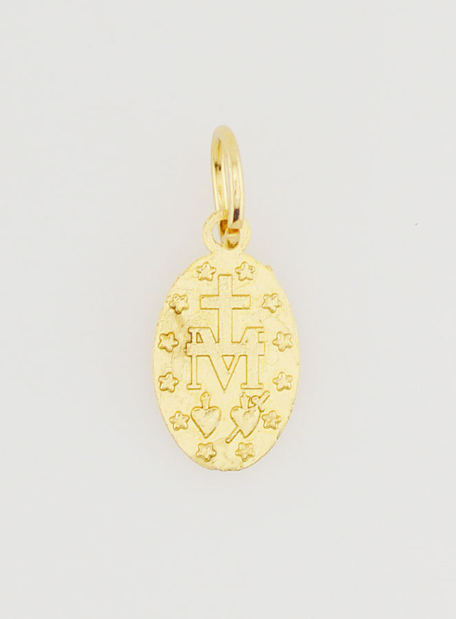 Médaille Miraculeuse Dorée Rue du Bac - 12mm (pic 4)