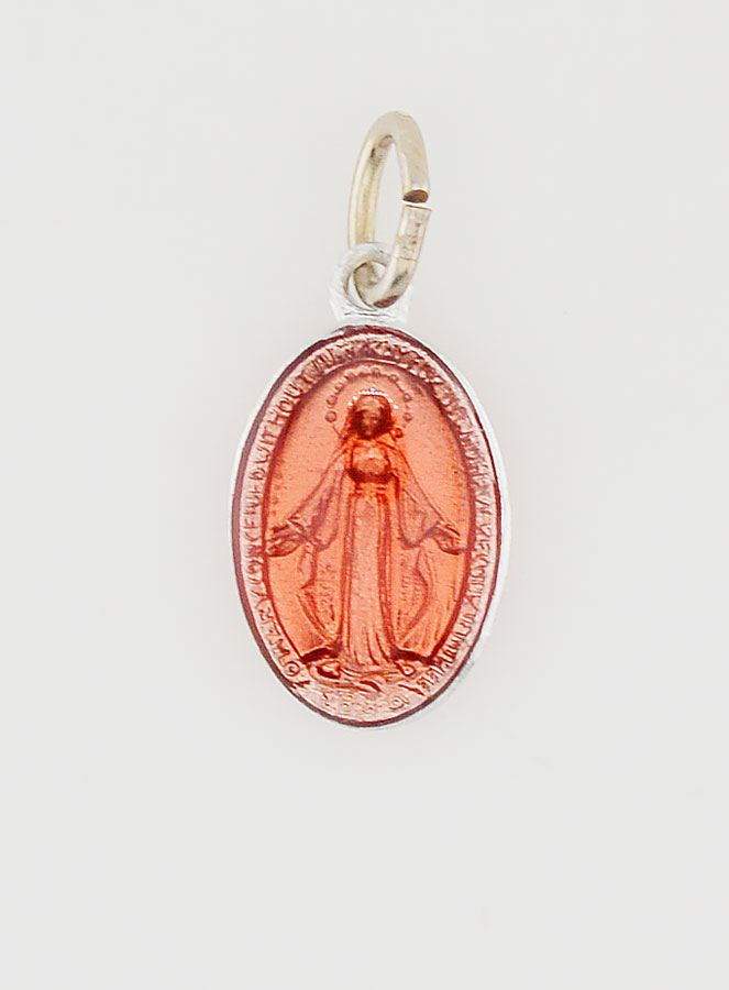 Médaille Miraculeuse Rouge - 14mm (pic 3)