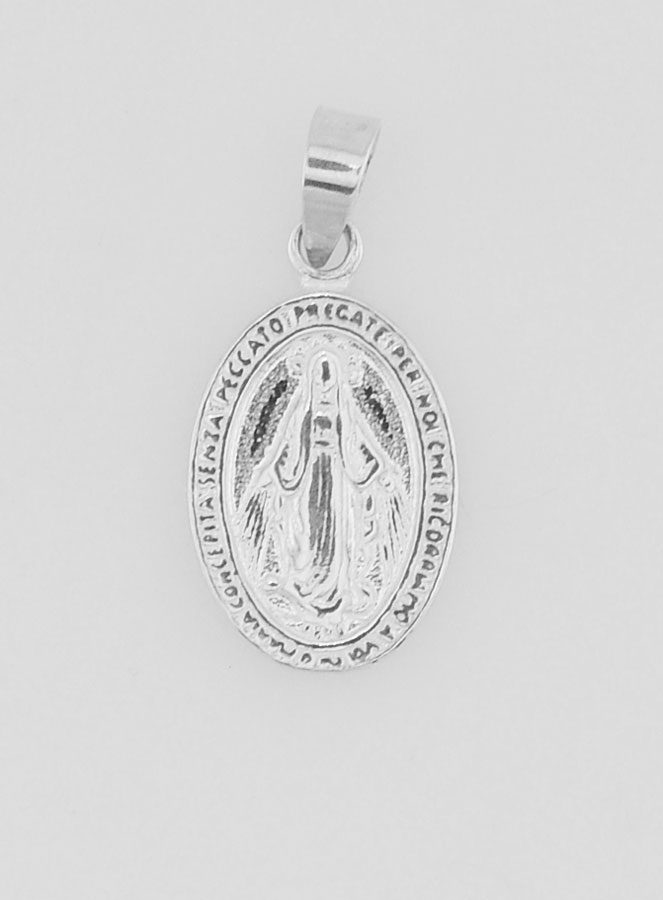 Médaille Miraculeuse de la Rue du Bac en Argent - 13mm (pic 1)