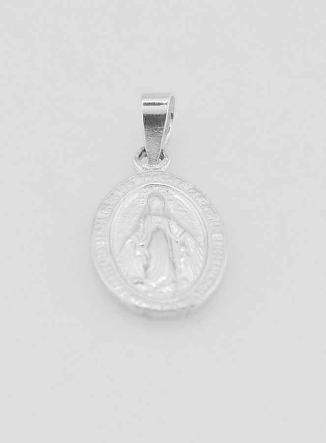 Médaille Miraculeuse de la Rue du Bac en Argent - 13mm (pic 2)