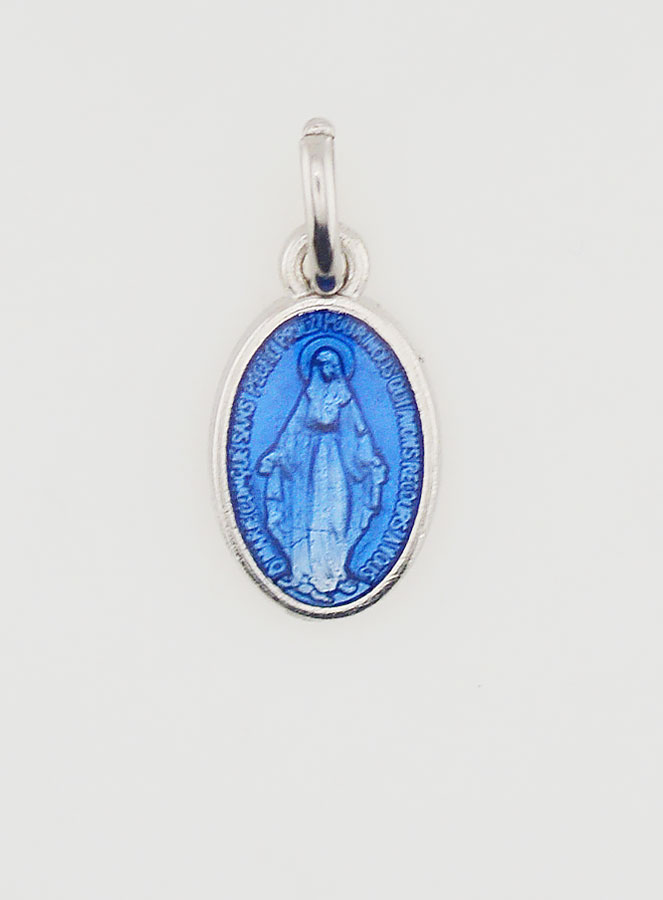Médaille Miraculeuse Bleue - 13mm (pic 3)