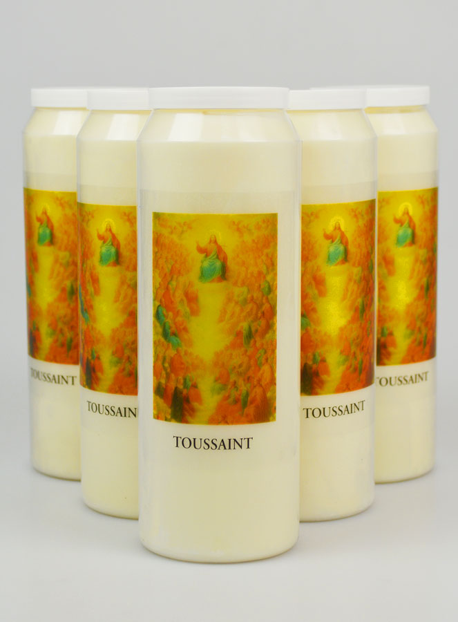 Lot de 6 Bougies de Neuvaine Fête de la Toussaint (pic 1)