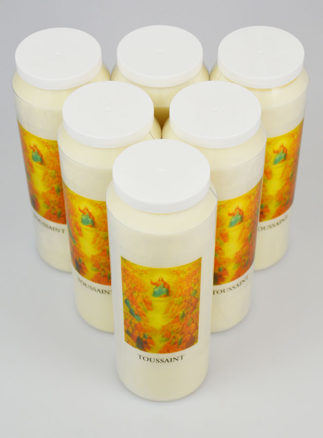 Lot de 6 Bougies de Neuvaine Fête de la Toussaint (pic 2)