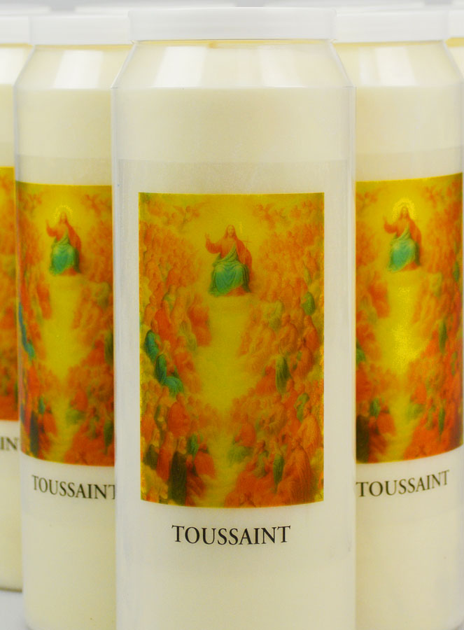 Lot de 10 Bougies de Neuvaine Fête de la Toussaint (pic 3)