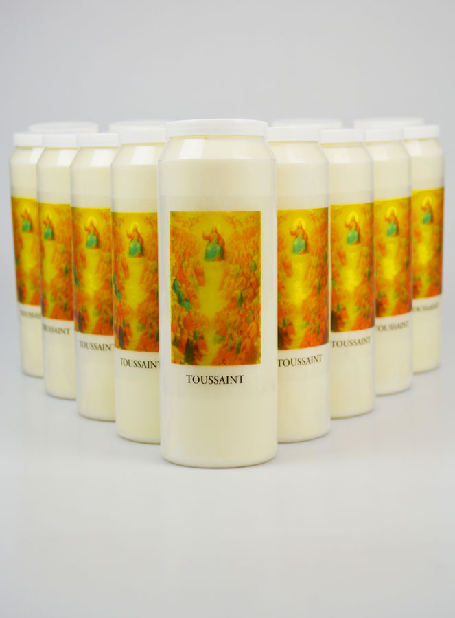 Lot de 20 Bougies de Neuvaine Fête de la Toussaint (pic 1)
