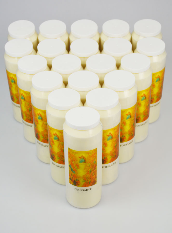Lot de 20 Bougies de Neuvaine Fête de la Toussaint (pic 2)
