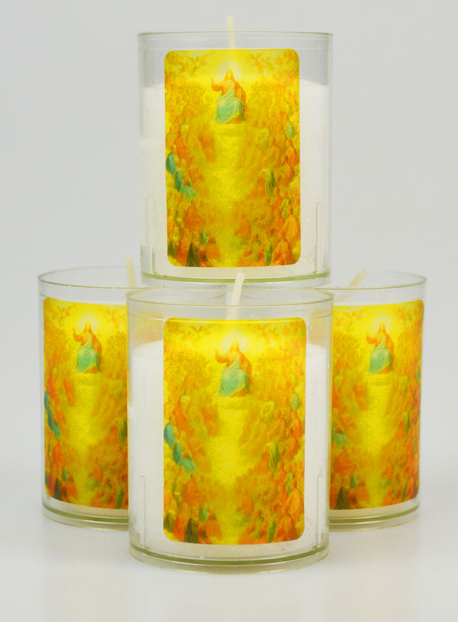 Lot de 4 Bougies Veilleuses Fête de la Toussaint (pic 1)