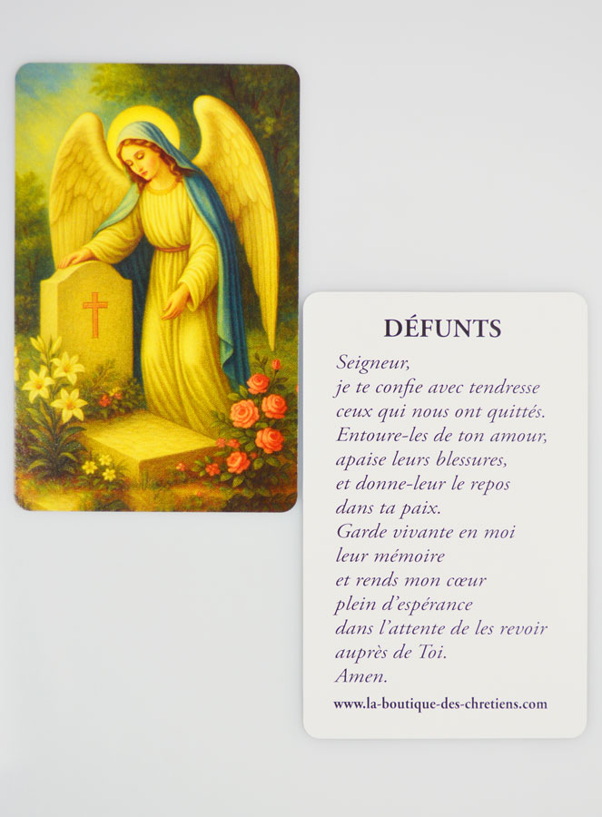 Carte de Prière Pour les Défunts (pic 3)
