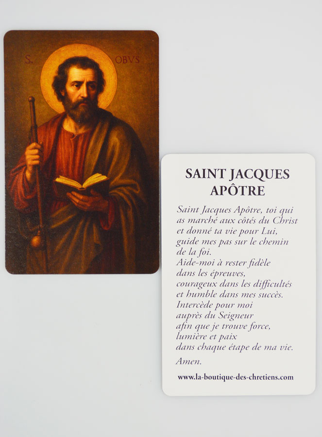 Carte de Prière à Saint Jacques Apôtre (pic 3)