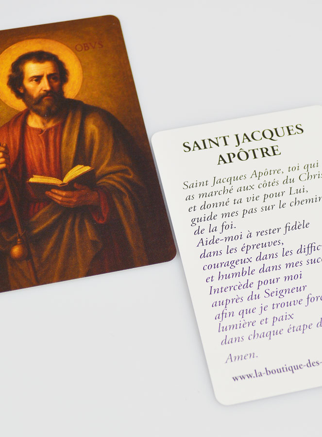 Carte de Prière à Saint Jacques Apôtre (pic 4)