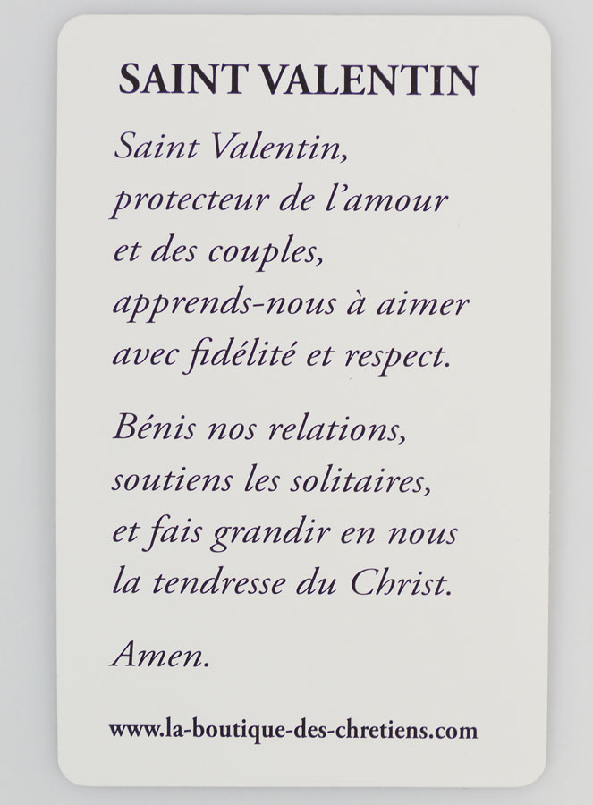 Carte de Prière à Saint Valentin (pic 2)