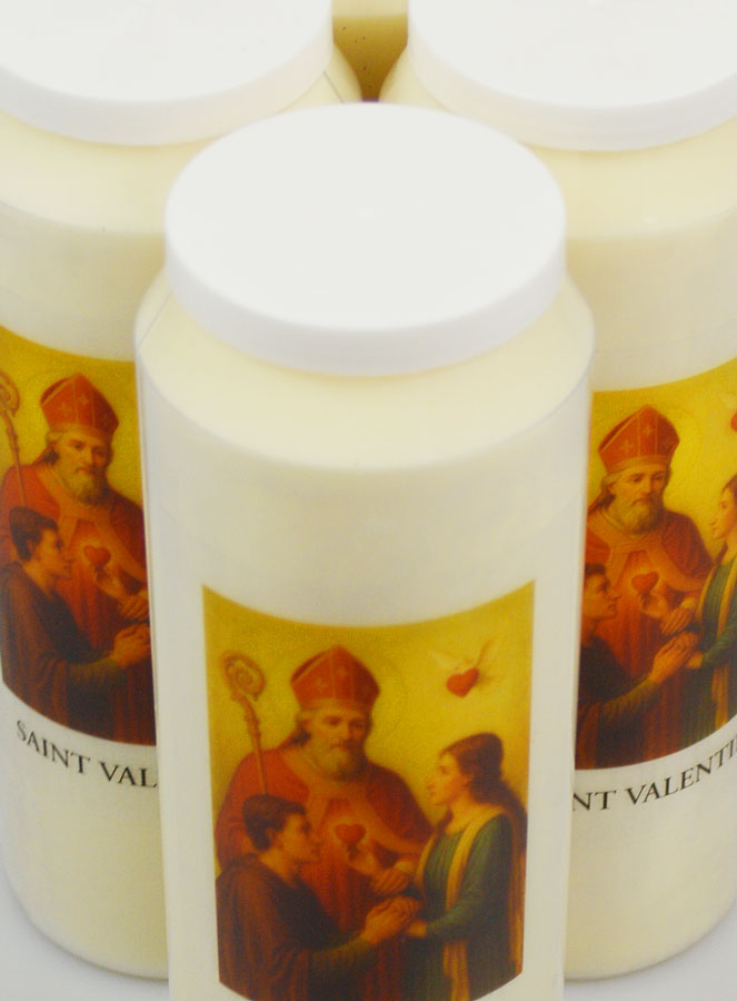 Lot de 6 Bougies de Neuvaine à Saint Valentin (pic 4)