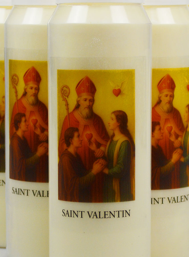 Lot de 20 Bougies de Neuvaine à Saint Valentin (pic 3)