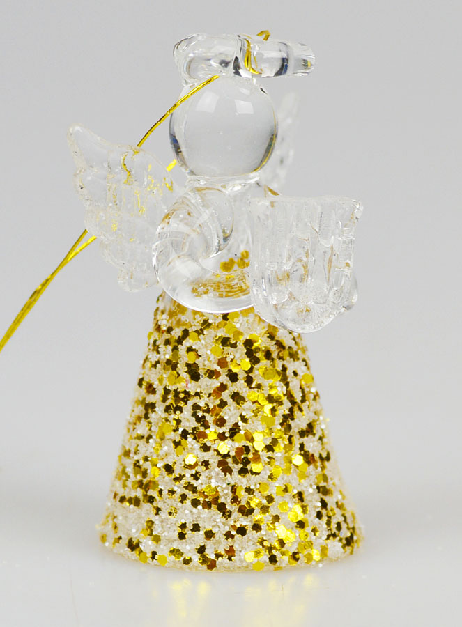 Lot de 6 Anges de Noël à Suspendre - 4,5cm (pic 3)