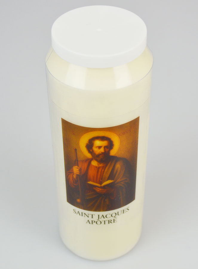 Bougie de Neuvaine à Saint Jacques Apôtre (pic 2)