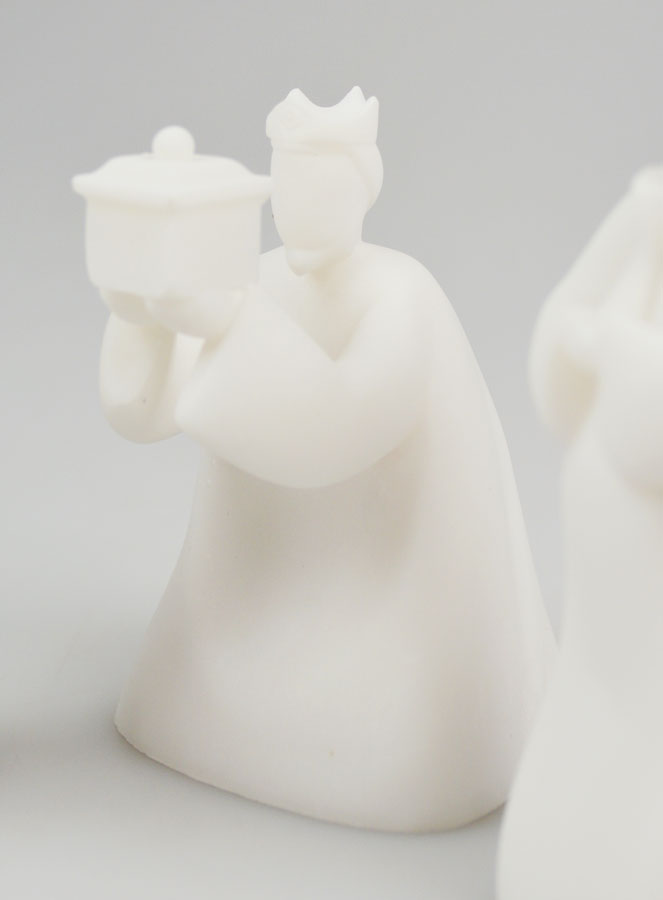 Crèche de Noël en Albâtre - Rois Mages (pic 3)