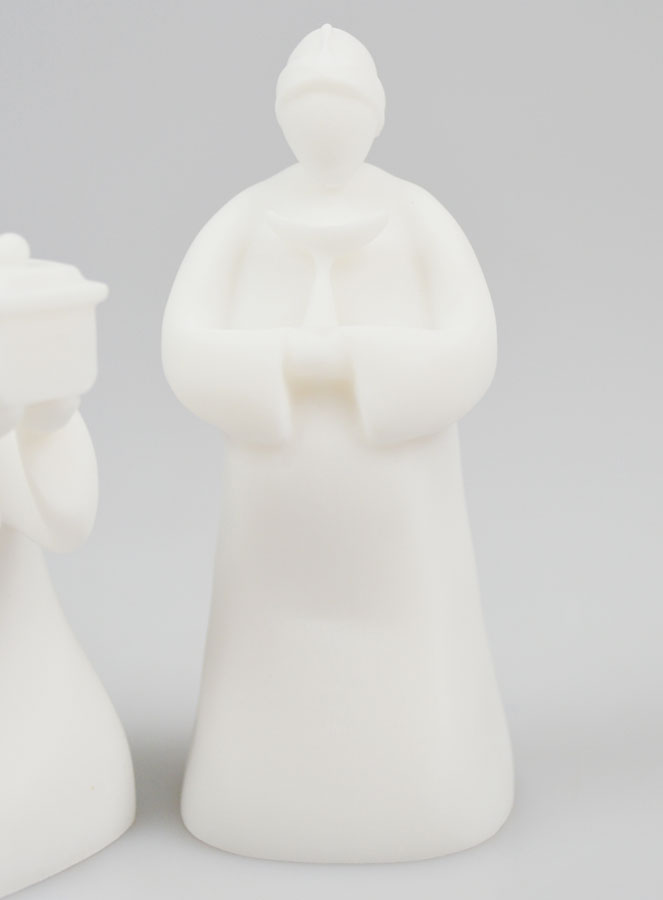 Crèche de Noël en Albâtre - Rois Mages (pic 4)